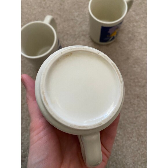 Vintage Morton Salt Collectible Coffee Mug Cup When It Rains It Pours - Set of 3 - Picture 7 of 10